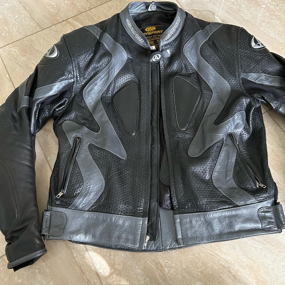 AGVSPORT LEATHER BIKER JACKET